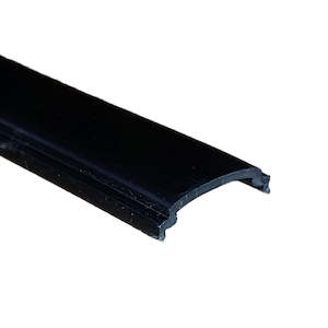 Wall Fittings: Truline Aluminium plastic insert 18mm (black)