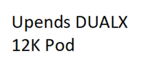 Frontpage: Upends DUALX Pod （12000 puffs)