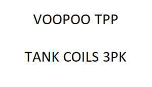 VOOPOO TPP TANK COILS 3PK