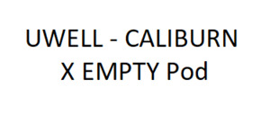 Accessories: UWELL - CALIBURN X EMPTY Pod