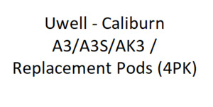 Accessories: Uwell - Caliburn A3/A3S/AK3 / Replacement Pods (4PK)