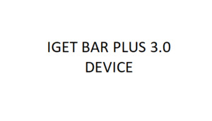 Frontpage: IGET Bar Plus 3.0 Device