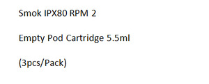 Smok IPX80 RPM 2 Empty Pod Cartridge 5.5ml (3pcs/Pack)