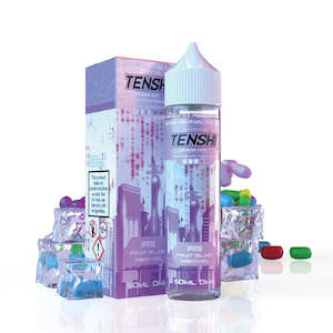 International E Liquid: Tenshi Vapes - Iris - Fruit Blast Menthol - 60ml