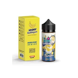 Horny: Horny Flava - Bubblegum - Banana - 100ml