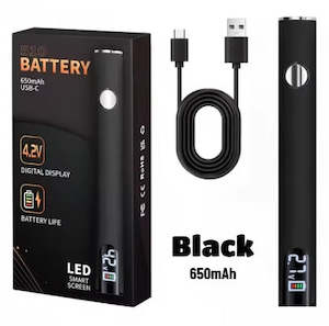 510 Battery For Cbd Thc Cartridge: 510 Battery 650mAh LED Smart Screen