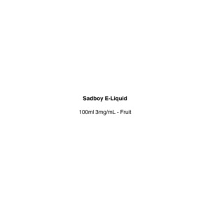 Pods And E Liquids: Sadboy E-Liquid 100ml 3mg/mL