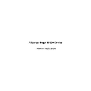 Alibarbar Ingot Device
