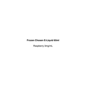All Vape: Frozen Chosen E-Liquid 60ml 3mg/ml