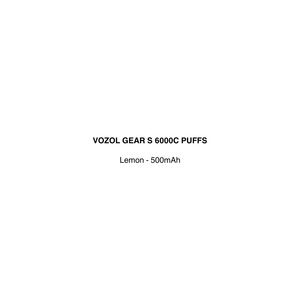 All Vape: VOZOL GEAR S 6000C PUFFS POD KIT 28.5MG