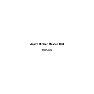 All Vape: Aspire Minican Meshed Coil