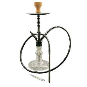 Hookah And Accessories: Cloud Hookah Kit 2021 H56CM with 4 Hose Adapters Glow In Dark