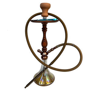 Hookah And Accessories: Medium Wood Hookah