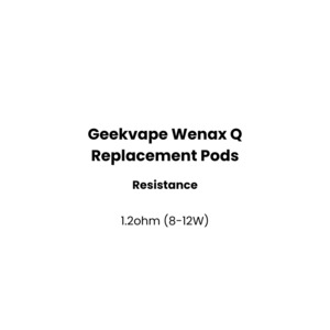 Geekvape: Geekvape Wenax Q Replacement Pods
