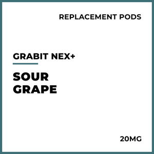 Grabit NEX+ Pre-filled Replacement Pods - Sour Grape