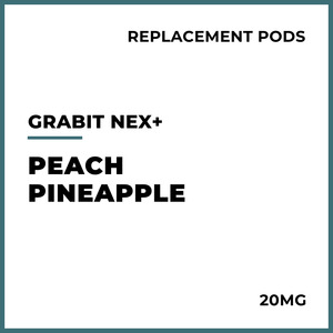 Grabit NEX+ Pre-filled Replacement Pods - Peach Pineapple