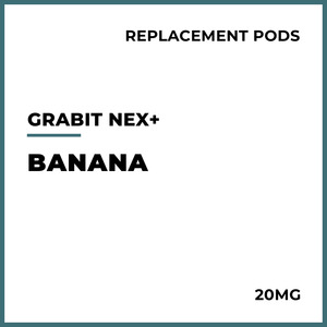 Grabit NEX+ Pre-filled Replacement Pods - Banana