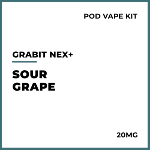 Grabit NEX+ Disposable Pod Vape Kit - Sour Grape