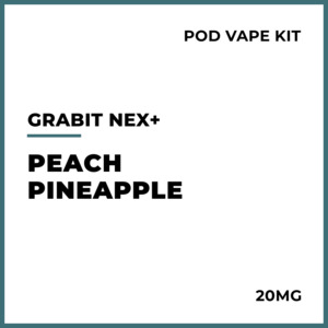 Grabit NEX+ Disposable Pod Vape Kit - Peach Pineapple