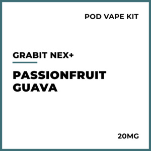 Grabit NEX+ Disposable Pod Vape Kit - Passionfruit Guava