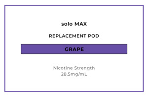 solo MAX 14000 Replacement Pod - Grape