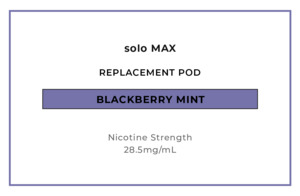 solo MAX 14000 Replacement Pod - Blackberry Mint