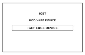 Iget: IGET Edge Pre-filled Vape Device