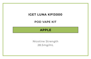 IGET LUNA KP13000 Pre-filled Pod Vape Kit