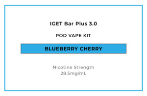 Iget: IGET Bar Plus 3.0 Pre-filled Vape Kit