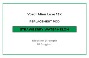 Vozol Alien Luxe 15K Replacement Pod - Strawberry Watermelon