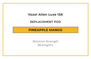 Vozol Alien Luxe 15K Replacement Pod - Pineapple Mango