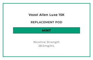 Vozol Alien Luxe 15K Replacement Pod - Mint