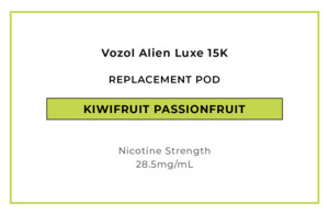 Vozol Alien Luxe 15K Replacement Pod - Kiwifruit Pineapple