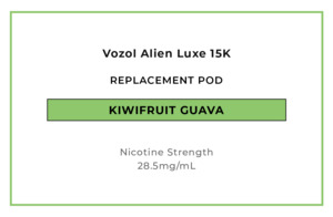 Vozol Alien Luxe 15K Replacement Pod - Kiwifruit Guava