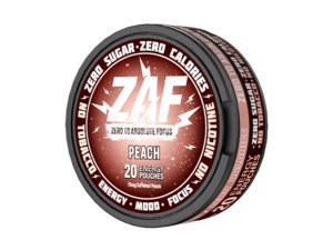 ZAF Caffeine Pouches - Peach