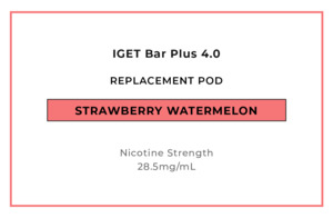 IGET Bar Plus 4.0 Replacement Pod - Strawberry Watermelon