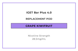 IGET Bar Plus 4.0 Replacement Pod - Grape Kiwifruit