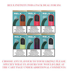 RELX Infinity Pods 6 for $54 Deal