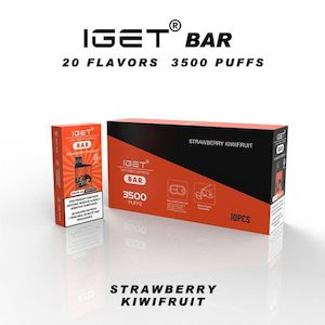 Iget Bar 3500 Disposable Vape: IGET Bar 3500 Strawberry Kiwifruit