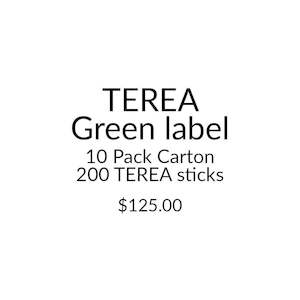 Terea Iqos Iluma Tobacco Sticks: IQOS TEREA Green Label 10 Pack Carton