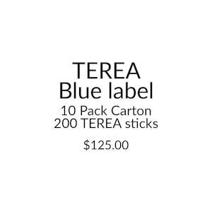 Terea Iqos Iluma Tobacco Sticks: IQOS TEREA Blue Label 10 Pack Carton