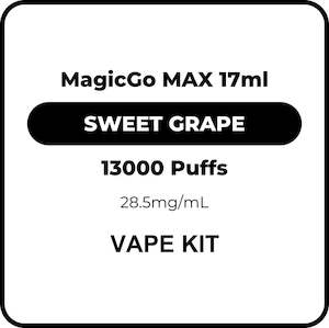 Relx Magicgo Max Vape Kits: RELX MagicGo Max Vape Kit Sweet Grape 17mL