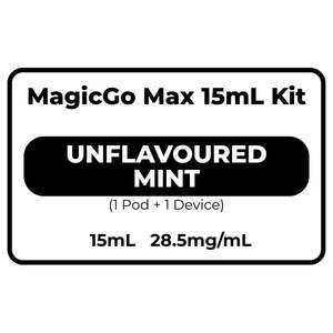 Relx Magicgo Max Vape Kits: RELX MagicGo Max Vape Kit Unflavoured Mint 15mL