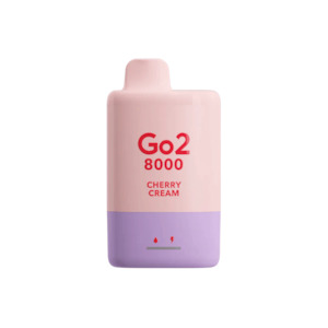 Disposables: Go2 8000 Disposable Cherry Cream 35mg/mL