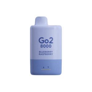 Disposables: Go2 8000 Disposable Blueberry Raspberry 35mg/mL