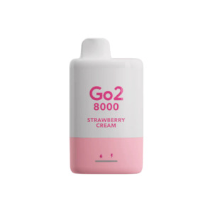 Go2 8000 Disposable Strawberry Cream 35mg/mL