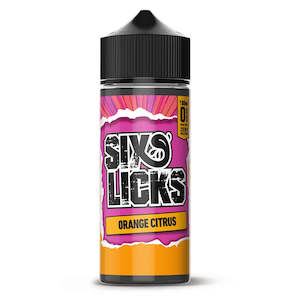 SIX LICKS - Orange Citrus[Love Bite] 100ml