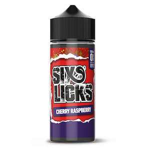Six Licks: SIX LICKS - Cherry Raspberry 100ml