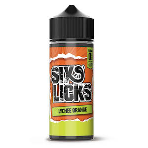 Six Licks: SIX LICKS - Lychee Orange[Elderpower] 100ml