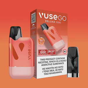 Vuse: VuseGo Reload Kit Peach 2.5%